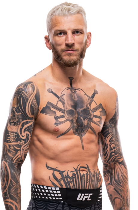 Dan Hooker avant son combat contre Salahdine Parnasse à l'UFC Paris